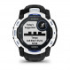 Смарт-годинник Garmin Instinct 3 50mm Solar Whitestone with Black/Bolt Blue Silicone Band (010-02935-03)