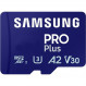 Карта пам`яті MicroSDXC 128GB UHS-I/U3 Samsung Pro Plus R180/W130MB/s + OTG Card reader (MB-MD128SB/WW)