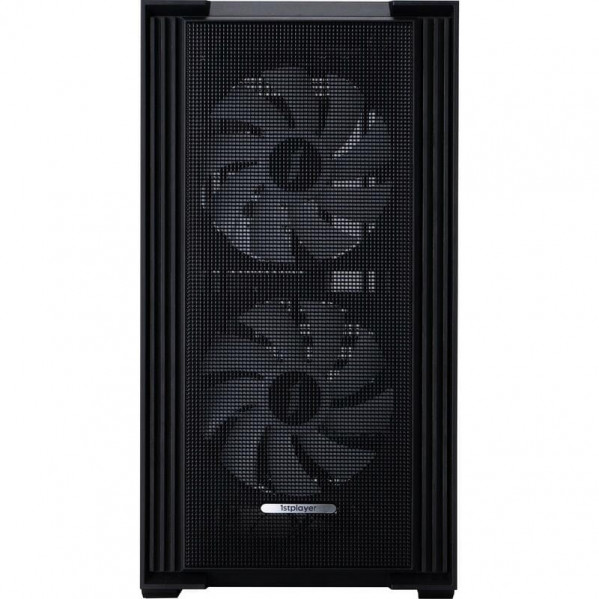 Корпус 1stPlayer AU6-BK-2FA7-14-2FA7R-1FA7 Black