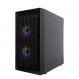 Корпус 1stPlayer BS-2-BK-3F1 Black без БЖ