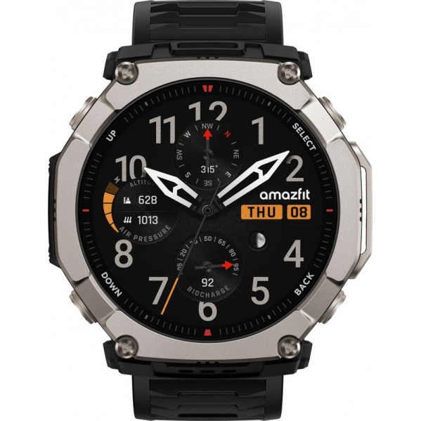 Смарт-годинник Amazfit T-Rex Ultra 2 Black Orange (W2550GL2N)
