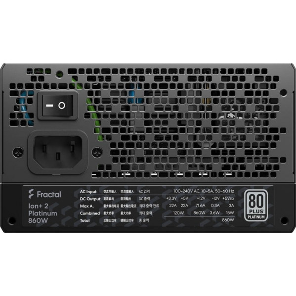 Блок живлення Fractal Design FD-P-IA2P-860-EU Black, 860W