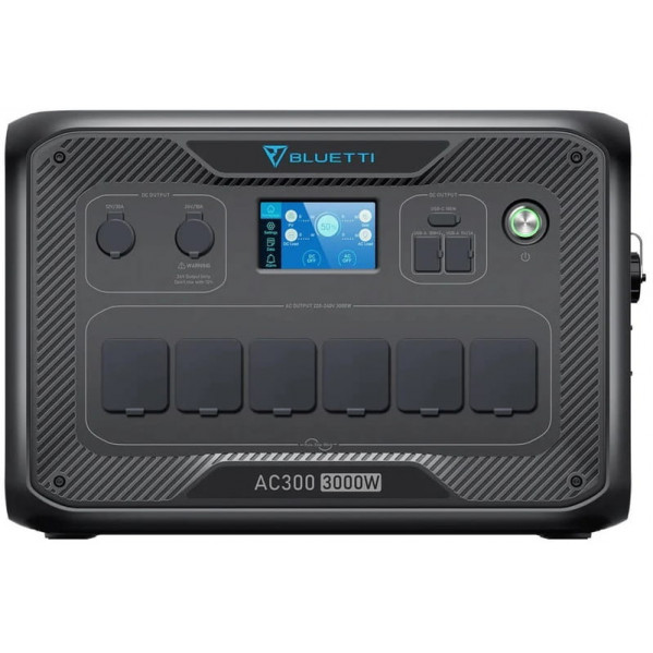 Зарядна станція Bluetti AC300 + акумуляторний модуль B500K, 3000W, 5120Wh, LiFePO4