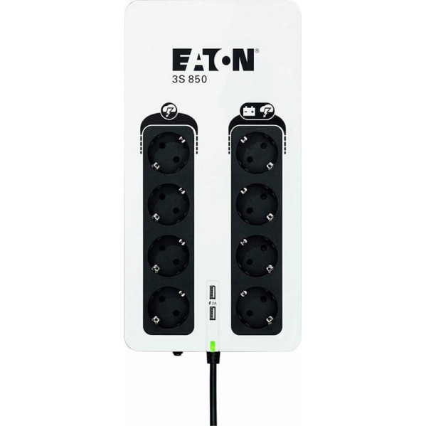 Джерело безперебійного живлення Eaton 3S Gen2, 850VA/510W (3S850D)