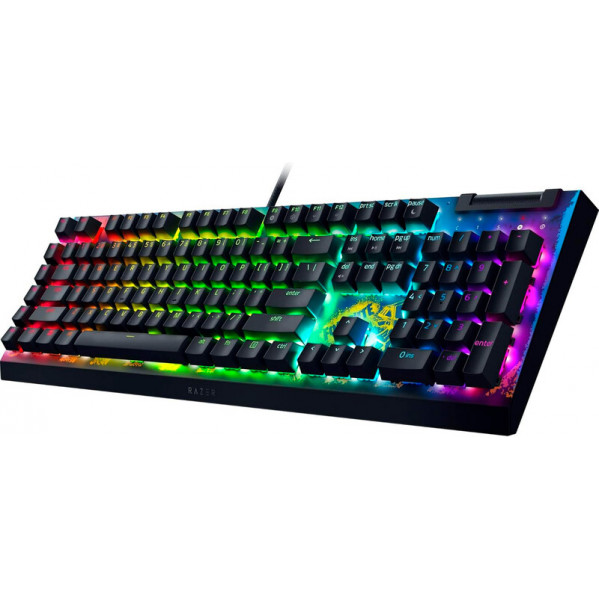 Клавіатура Razer BlackWidow V4 X Yellow Switch Fortnite (RZ03-04703600-R3M1)
