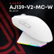 Миша бездротова Ajazz AJ139 V2 White (AJ139-V2-MC-W)