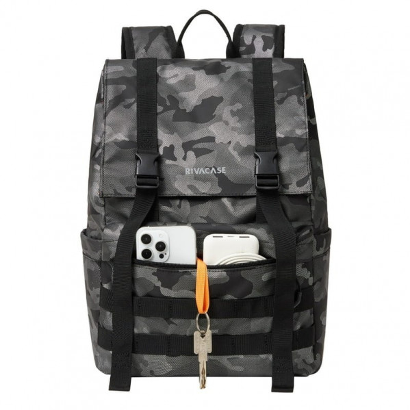 Рюкзак Rivacase Sherwood 7621 15 л Grey Camo