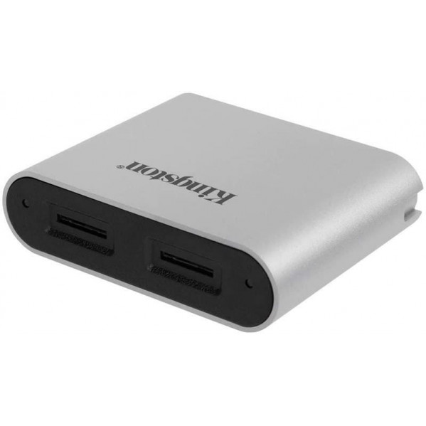 Кардрідер USB3.2 Type-C KIngston Workflow Dual-Slot microSD Reader (WFS-SDC)