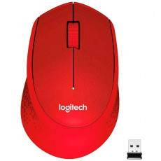 Миша бездротова Logitech M330 Silent Plus Red (910-004911)