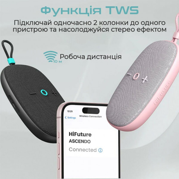 Акустична система HiFuture Ascendo 20W Matcha Green (ascendo.matchagreen)