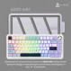 Клавіатура бездротова Ajazz AK820 Max Plus Day Dream Switch White (AK820MAX-DD-BWD)