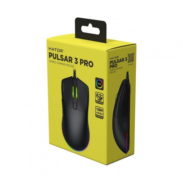 Миша Hator Pulsar 3 Pro Black (HTM620)