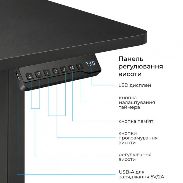 Комп`ютерний стіл OfficePro ODE1880B
