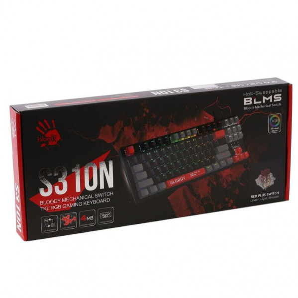 Клавіатура Bloody S310N Energy Red
