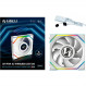 Вентилятор Lian Li Uni Fan SL Wireless LCD Reverse 120-1 White (G99.12RSLLCD1W1W.00)