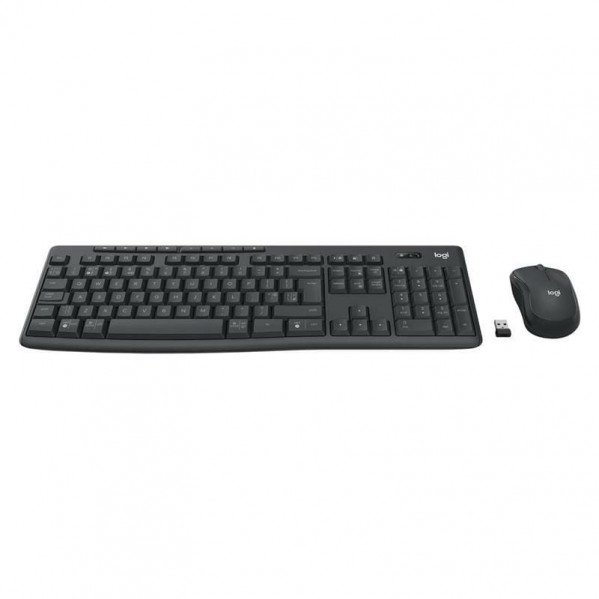 Комплект (клавіатура, миша) бездротовий Logitech MK370 Graphite (920-012077)