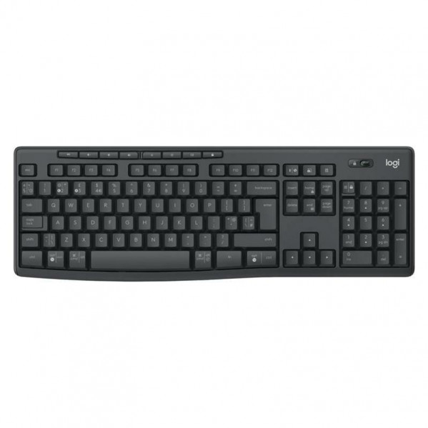 Комплект (клавіатура, миша) бездротовий Logitech MK370 Graphite (920-012077)