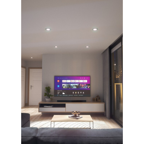 Світильник стельовий Nanoleaf Essentials Matter Smart Recessed Downlight, 6 Вт, 550 Lm, Apple HomeKit (NF080D02-1W3)