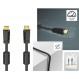 Кабель Hama Hama HDMI - HDMI (M/M), Ethernet Gold, 4K, 10 м, Black (205009)