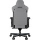 Крісло для геймерів Anda Seat T-Pro 2 Size XL Linen Grey/Black (AD12XLLA-01-GB-F)