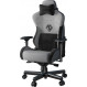 Крісло для геймерів Anda Seat T-Pro 2 Size XL Linen Grey/Black (AD12XLLA-01-GB-F)