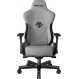 Крісло для геймерів Anda Seat T-Pro 2 Size XL Linen Grey/Black (AD12XLLA-01-GB-F)