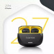 Bluetooth-гарнітура Canyon TWS-7 Hexagon Black/Yellow (CNS-TWS7BY)