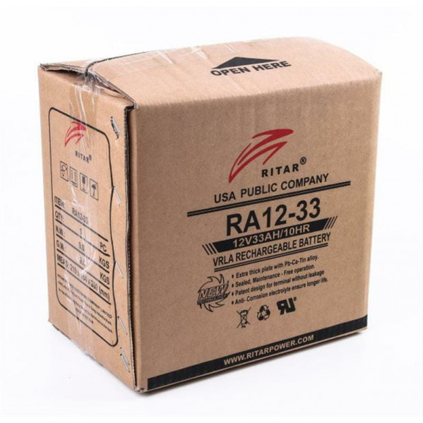 Акумуляторна батарея Ritar 12V 33AH (RA12-33) AGM