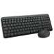 Комплект (клавіатура, миша) бездротовий Logitech MK250 Graphite (920-013823)