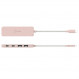 USB-хаб J5create 2 USB-A/2 USB-С Red (JCH342ER-N)