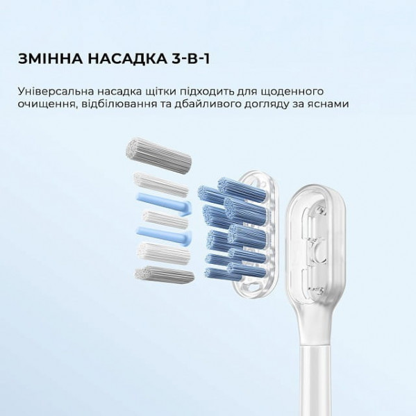 Зубна електрощітка Mova Fresh White (ATB13A-WH)