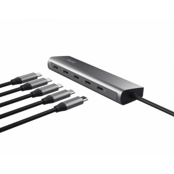 USB-хаб Trust Halyx USB Type-C 5-в-1 (25136)