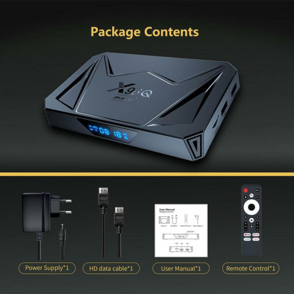 Медіаплеєр X96Q Pro Plus 4/32