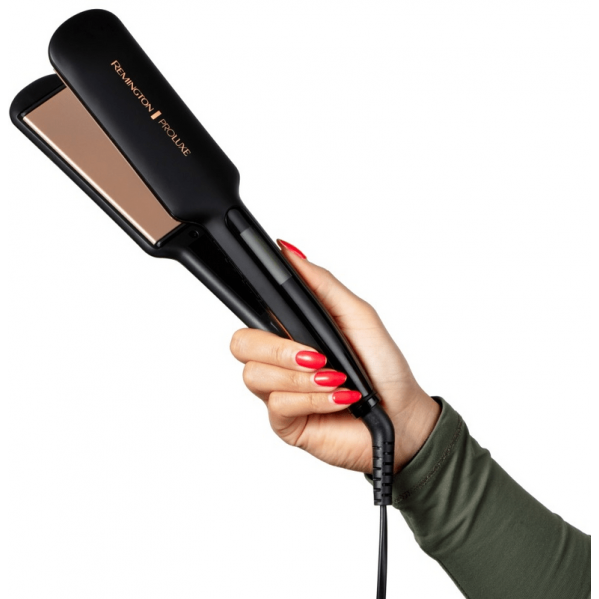 Випрямляч для волосся Remington S9150B PROluxe Midnight Wide Plate Straightener