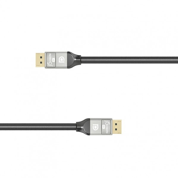 Кабель J5create DisplayPort - DisplayPort, 2м, Black (JDC43-N)