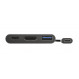 USB-хаб Trust Dalyx Aluminium USB Type-C 3-в-1 (23772)