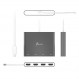 Адаптер J5create USB-A - 4 HDMI (M/F), Silver (JCA366-N)