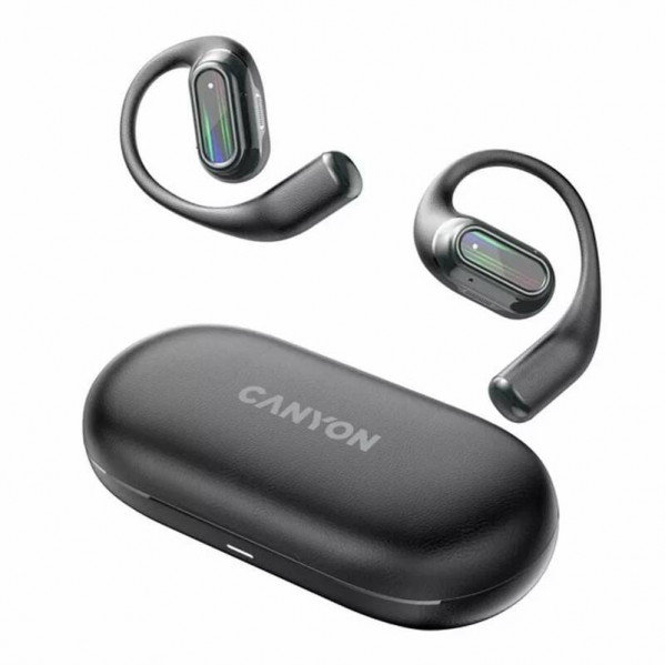 Bluetooth-гарнітура Canyon TWS-12 Headset On Flow Black (CNS-TWS12BK)