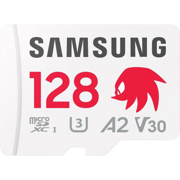Карта пам`ятi MicroSDXC 128GB UHS-I/U3 Samsung Pro Plus Sonic R180/W130MB/s + SD-адаптер (MB-MD128SA/LC1)