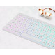 Клавіатура бездротова Canyon HKB-W11 White (CNS-HBTK11W)