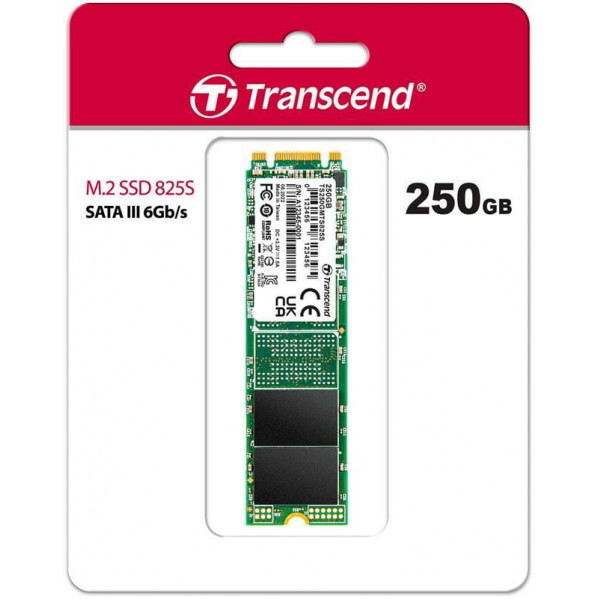 Накопичувач SSD 250GB Transcend MTS825S M.2 2280 Sata III 3D TLC (TS250GMTS825S)