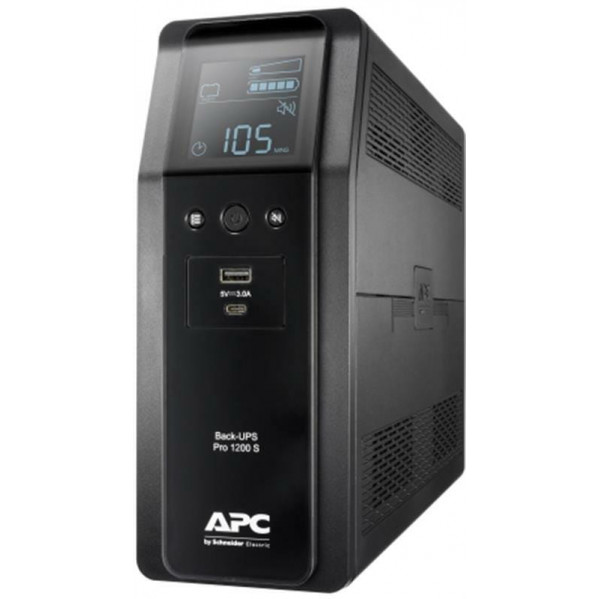 Джерело безперебійного живлення APC Back-UPS Pro 1200VA, USB, 6хС13 (BR1200SI)