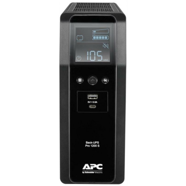 Джерело безперебійного живлення APC Back-UPS Pro 1200VA, USB, 6хС13 (BR1200SI)