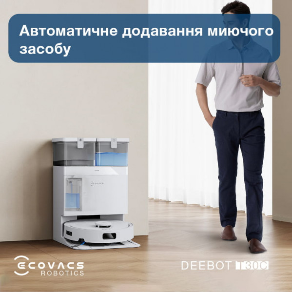 Робот-пилосос Ecovacs Deebot T30C White (DLX71)