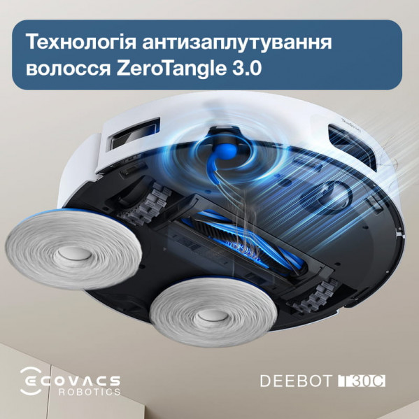 Робот-пилосос Ecovacs Deebot T30C White (DLX71)