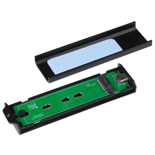 Корпус Type-C для M.2 PCIe NVMe/SATA SSD Chieftec CEB-M2C-TLE