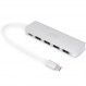 Концентратор USB-C Digitus (DA-70242-1) White 4хUSB3.0