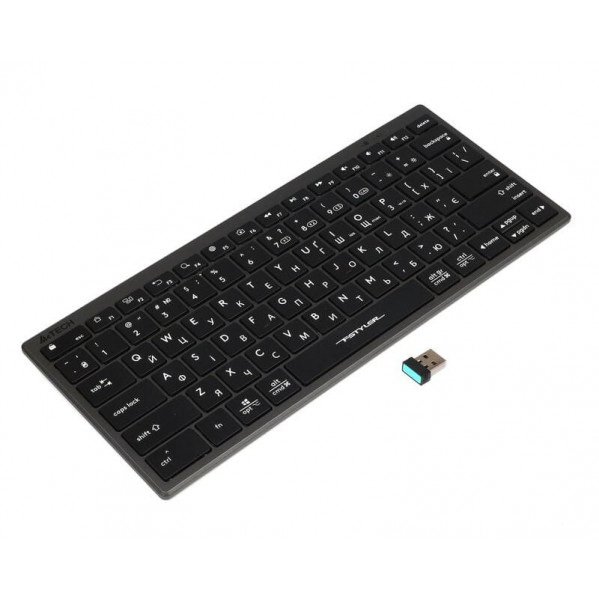 Клавіатура бездротова A4Tech Fstyler FBX51C Grey