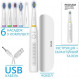 Електрична зубна щітка Pecham Travel PC-081 White