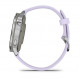 Смарт-годинник Garmin Venu 4 41mm Silver Bezel with Periwinkle Silicone Band (010-03013-01)